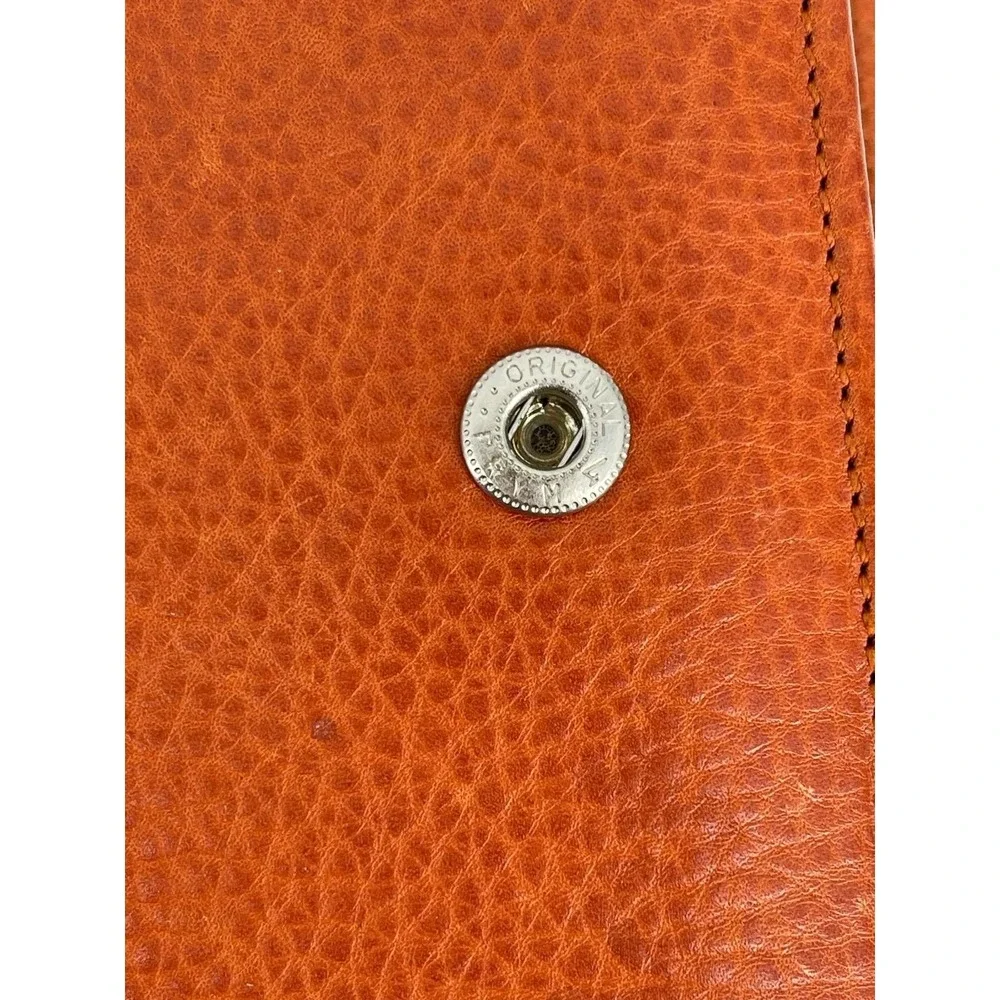 Gillio Firenze Amica Leather Planner Binder Brown Personal Size No Inserts